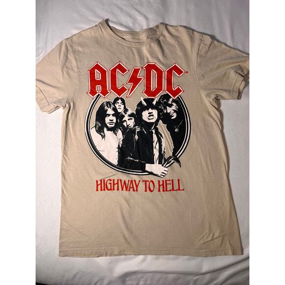Vintage AC/DC Highway to Hell Concert T-Shirt - Small - Picture 1 of 9